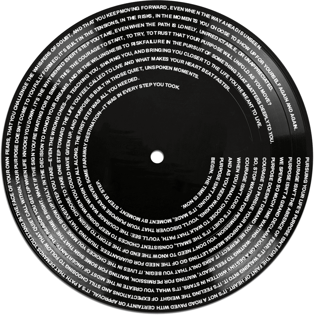 Takt Agency Album with inspirational copy about purpose and finding your why